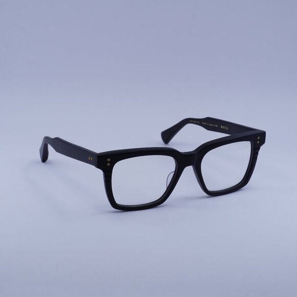 Dita SEQUOIA DTX757-A-01 Sunglasses Black Square Frame, Clear Lenses - Picture 1 of 9